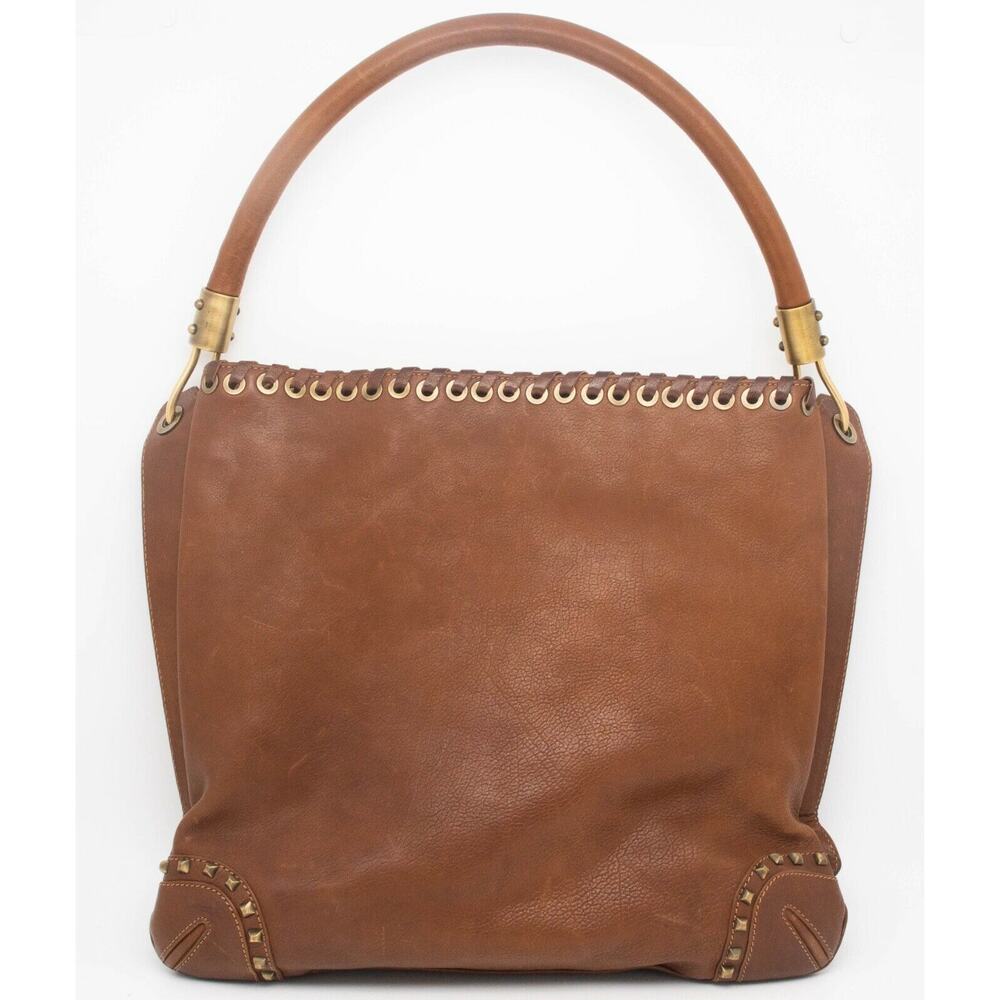 Michael Kors Collection Fringe Tassel Western Leather Hobo Bag MADE IN ITALY - Picture 2 of 10
